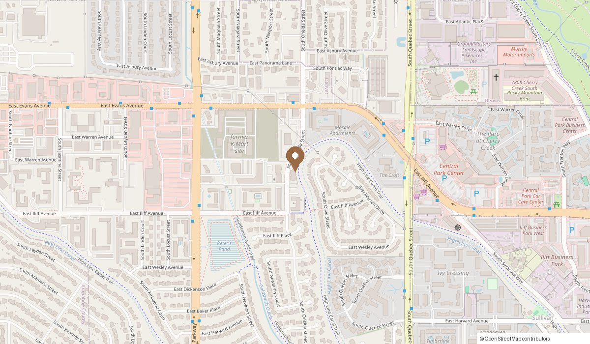 Map: 2250 S Oneida St Ste 300, Denver, CO 80224